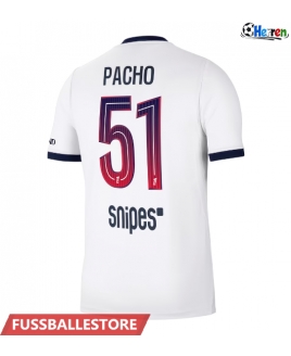 Günstige Paris Saint-Germain Willian Pacho #51 Auswärtstrikot 2026-27 Kurzarm
